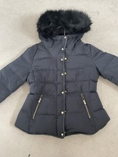 Ladies Black Warm Winter Jacket From Zara Size Large