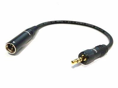 Cavo Adattatore da Shure TQG Mini Cannon 4 Poli a Sennheiser EW spina Jack 3,5