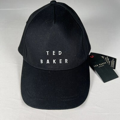 Ted Baker London Baseball Cap Black Cotton Hat Adult S/M Leather Strap NEW Ted Baker Hats for Men for sale | eBay main image 2