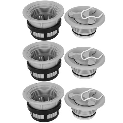 3Pcs Inflatable Boat Air Valve With Filter – PVC Safety Valve For Kayak, Raft, Tent | Anti-Leak Replacement Plug