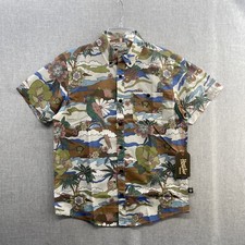NEW Howler Bros Mansfield Shirt Mens Small Floral IRIE PARADISE Short Sleeve
