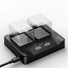 PD Fast Charging LCD Dual Battery Charger Station for Arlo Pro,Arlo Pro 2 Camera