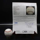 Hank Aaron Signed Rawlings ONL Baseball Braves Autograph JSA LOA ZJ21827