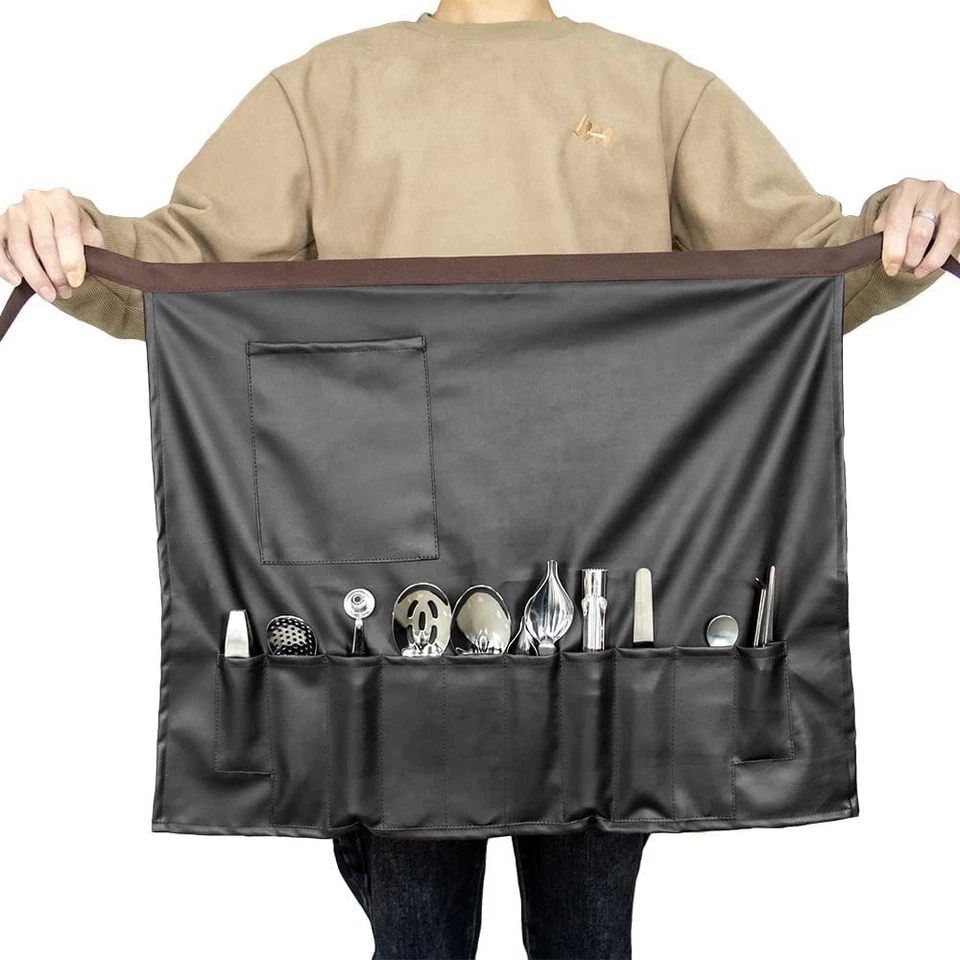 Chef Plating Kit 13 Piece Stainless Steel Culinary Tools With Apron Cooking Set - Image 4 of 4