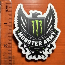 Monster Energy Army Motorbike sticker car window panel Truck scooter tank decal