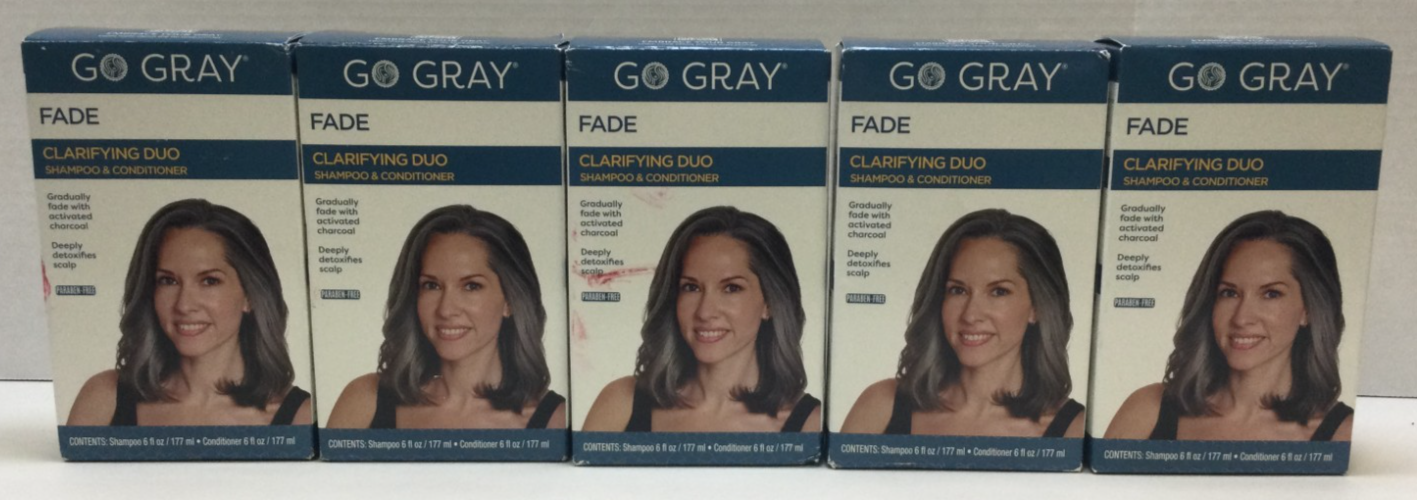 Go Grey Remove Go Gray Fade Clarifying Duo Shampoo & Conditioner Go Gray Remove ...