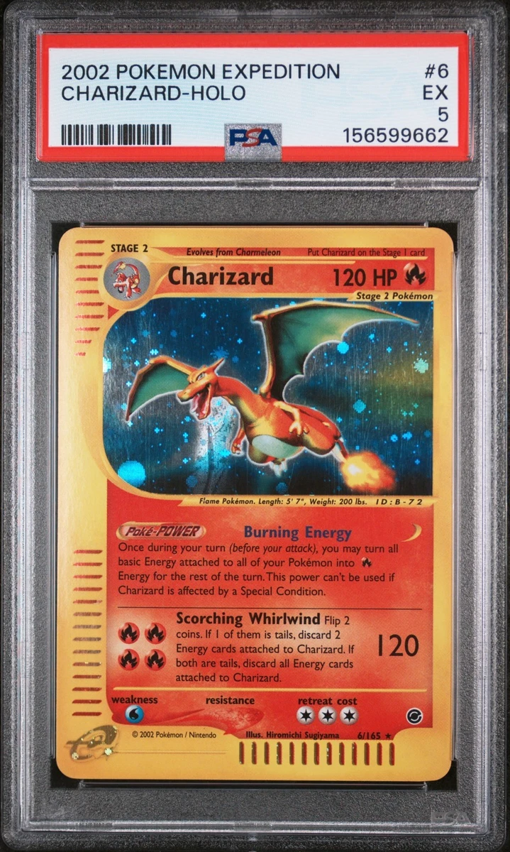 リザードン PSA5 英語版 Charizard #4 Shadowless ポケモンカード
