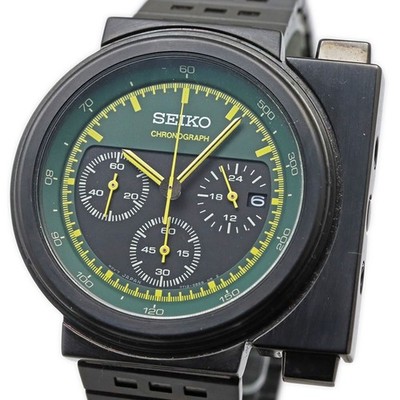 Seiko Spirit Giugiaro Design SCED049 Quartz 42mm Black Dial Date SS Men's watch