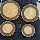 RARE 1985 Engelhard Prospector COMPLETE Fractional Set 1/10 1/4 1/2 1 oz Silver