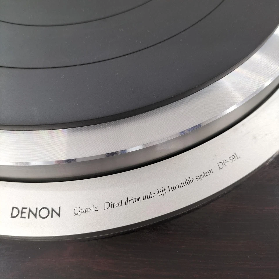 DENON DP-59L Direct Drive Turntable Record Player Working - Image 4 of 4