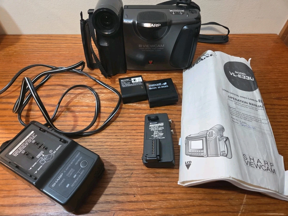 Sharp Viewcam Removable Storage (Card/Disc/Tape) Hi8 Camcorders