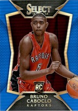2014-15 Panini Select #81 Bruno Caboclo Prizms Blue #/249 Toronto Raptors