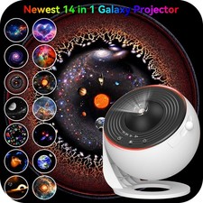 Sternenhimmel Projektor Home Planetarium Lampe 14 in 1 LED Nachtlicht Kinder DHL