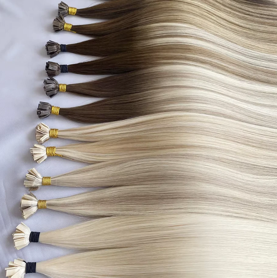 Extensiones de cabello humano punta K de queratina fusión preunidas de 30" de espesor 100S Foto 4 de 4
