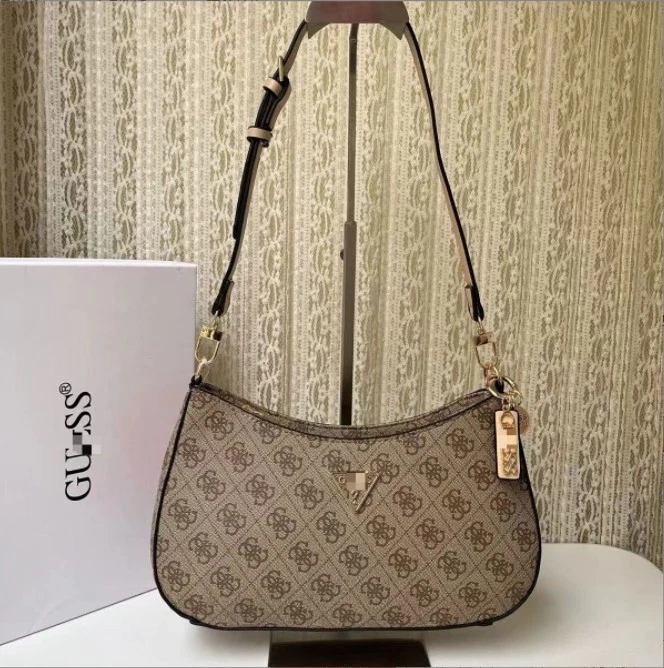 Damen GUESS Noelle Top Zip Shoulder Bag Schultertasche Tasche Gifts-- - Bild 4 von 4