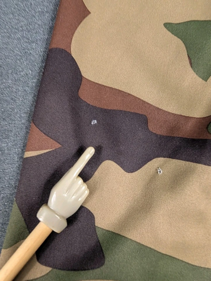 Simms Shirt Hoodie Mens Extra Large Gray Camo Performance Solarflex UPF 50 - Image 4 of 4