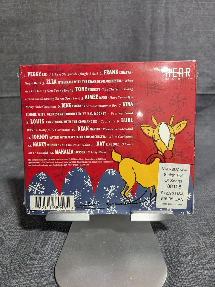 Sleigh Full of Songs 2004 Christmas Jazz Compilation CD Hear Music - Image 2 of 2