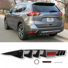 34" Rear Bumper Diffuser Wing Lip Splitter Spoiler Body kit For Nissan Rogue