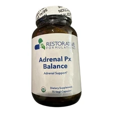 Restorative Formulations Adrenal Px Balance 75 Caps – Adrenal Support Vegan NIB