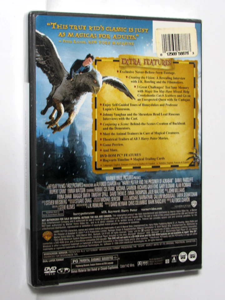 Harry Potter and the Prisoner of Azkaban NEW/SEALED (DVD, 2-Disc box Set) FREE - Image 2 of 3