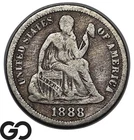1888 Seated Liberty Dime