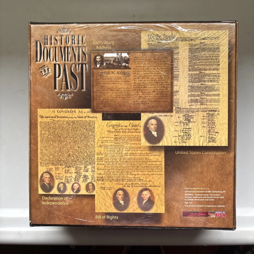 The Gettysburg Address Abraham Lincoln Jigsaw Puzzle - 750 Pieces Sealed NIB - Image 3 of 4