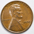 1932-P Lincoln Wheat Penny Cent Almost Uncirculated (AU)