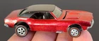Vintage Hot Wheels Redline 1968 BLAZING Red Custom Camaro US - TAB BASE...READ!
