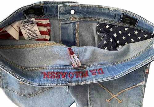 U.S. POLO ASSN. Girl’s Denim Pants size L (11-12Yr.) - Pre-owned - Picture 2 of 4