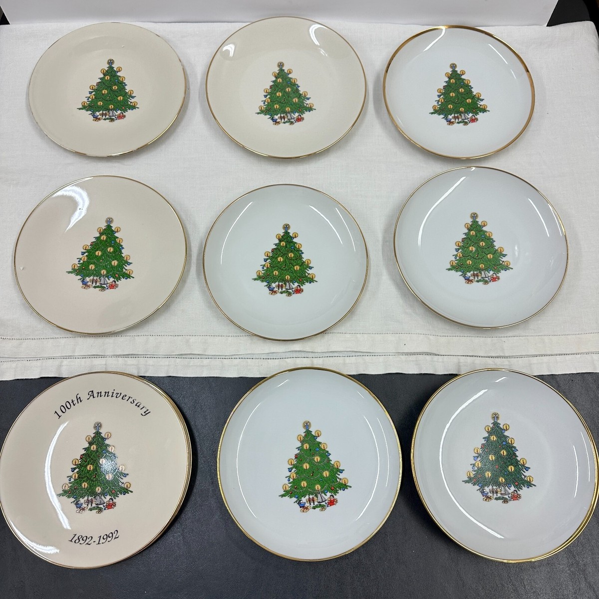 工芸品 100th anniversary of Christmas plate 100th anniversary of Christmas plate