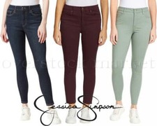 NEW WOMENS JESSICA SIMPSON HIGH RISE SKINNY ANKLE JEAN SUPER STRETCH VARIETY