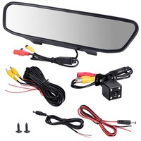 Car Rear View 4.3 Tft Mirror Monitor Display W/ Waterproof Night Vision Camera on sale Car Rear View 4.3 Tft Mirror Monitor Display W/ Waterproof Night Vision Camera on sale
