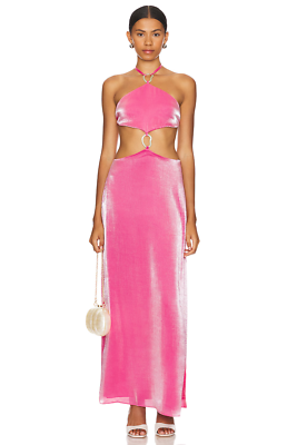 baobab dress pink Baobab Yvon Cut-out Maxi Dress