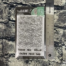 Hero Arts DAY FLOWERS PolyClear Stamp Set CM703