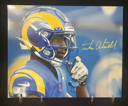 Los Angeles Rams Tutu Atwell #5 Autographed Signed 8X10 Photo Beckett COA