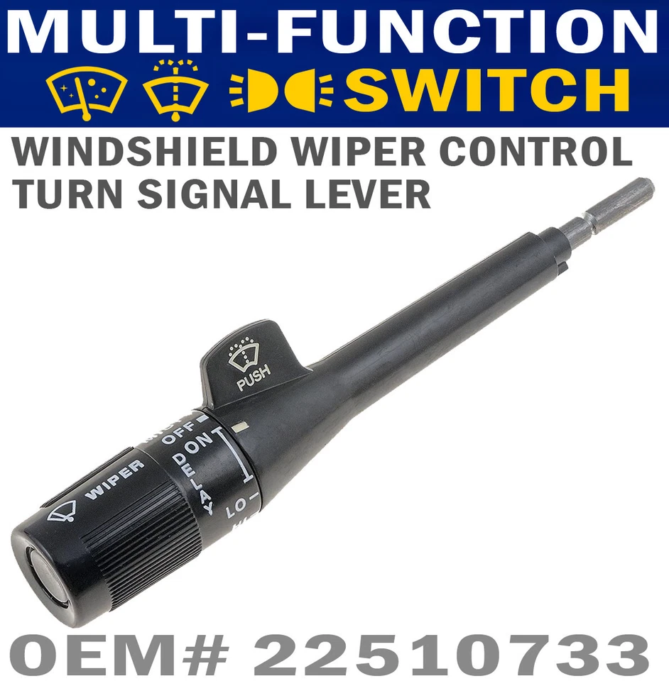 Turn Signal Wiper Control Lever Switch for GM Suburban Cutlass Camaro Skylark - Image 4 of 4