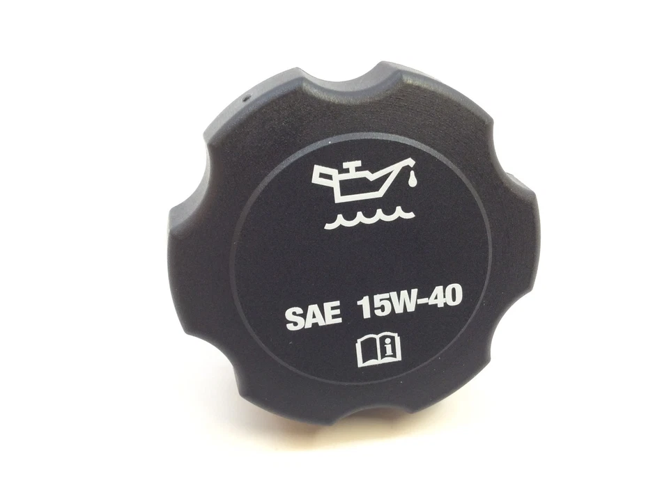 Chevrolet Silverado GMC Sierra SAE 2017-2018 15W40 tapa de llenado de aceite de motor nuevo OEM Foto 2 de 4