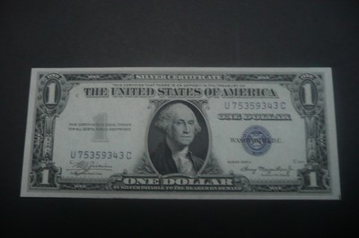 USA 1935A SERIE WASHINGTON BLAUES VERSIEGEL $ 1 PICK 416a IN TOP ZUSTAND