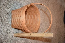 Longaberger 1992 Edition Dresden Basket With Swing Handle 