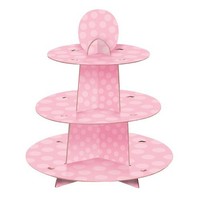 Light Pink Cardboard Cupcake Stand Light Pink Cardboard Cupcake Stand