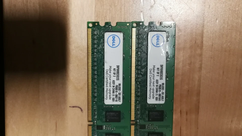 Pair Kingston 2 GB RAM Kit SNPKN992CK2/2G 99L0262-001 P945184-0546398 FREE SHIP - Image 3 of 4