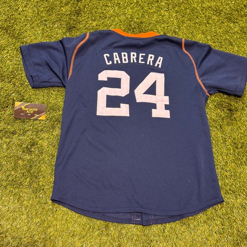 Detroit Tigers Cabrera Nike Jersey Blue: Y-M - Picture 2 of 2