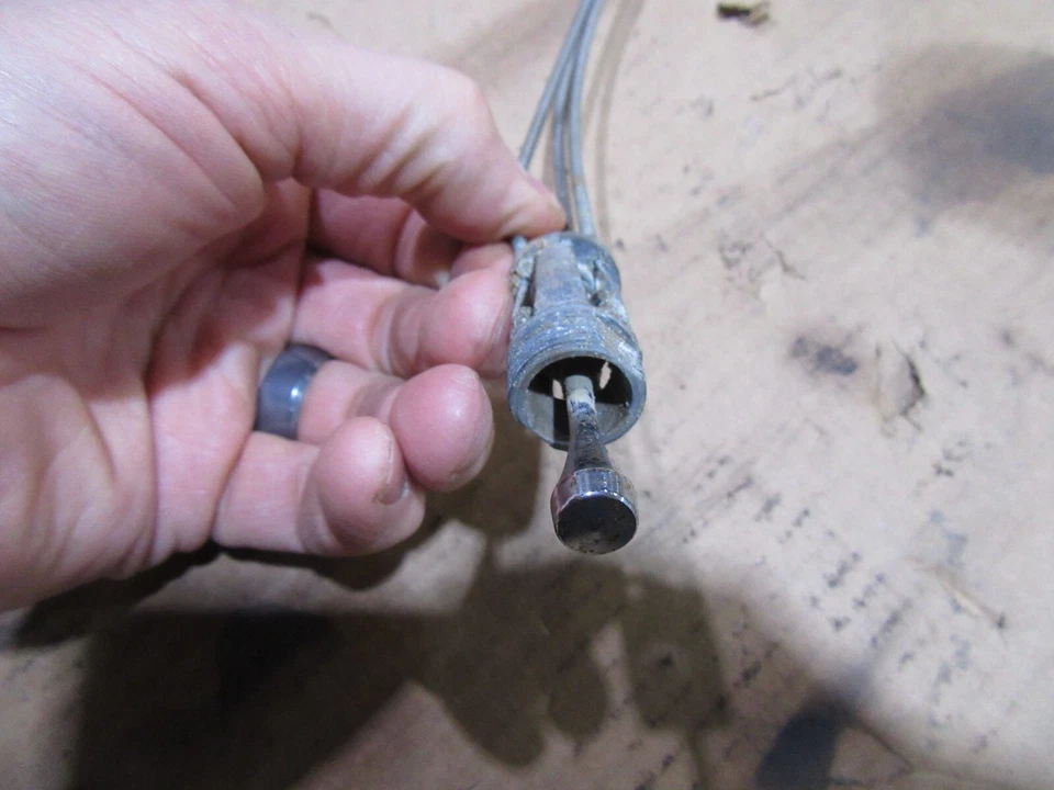 1967 1968 Dodge Monaco Polara driver side exterior adjustable mirror trim chrome - Image 4 of 4