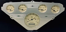 1955 1956 1957 1958 1959 Chevy Truck 5 Gauge Dash Panel Set Powder Coated