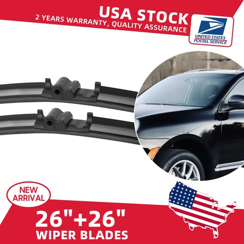 Wiper Blade Kit 26 Inch+26 Inch Fits For Front Volkswagen Touareg 2004
