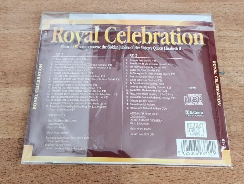 Royal Celebration - 2 CD & Insert only, no case VG (D4) Foto 2 de 2