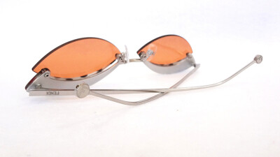 Fendi Orange Ff0370/S L7q Rim-less Butterfly Women Sunglasses FENDI Women main image 4
