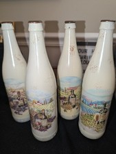 Set of 4 Hand Painted Wine Bottles - MayRich Co Inc.  Made In China