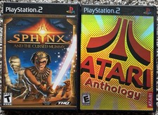 Sphinx and the Cursed Mummy and Atari Anthology Sony PlayStation 2 PS2