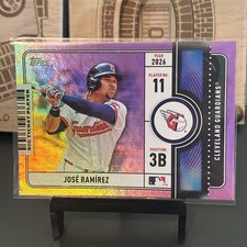 2026 Topps Series 1 - Big Ticket Players Jose Ramirez #BTP-9 Pink Foil